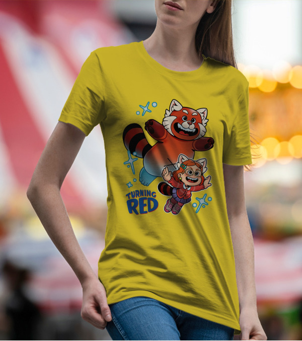 Turning Red Mario Bros 3 Redz The Artist T-Shirt