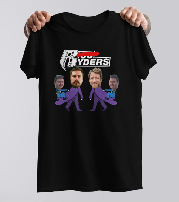 Rico And Martymush Ryder Logo Parody Ryders T-Shirt