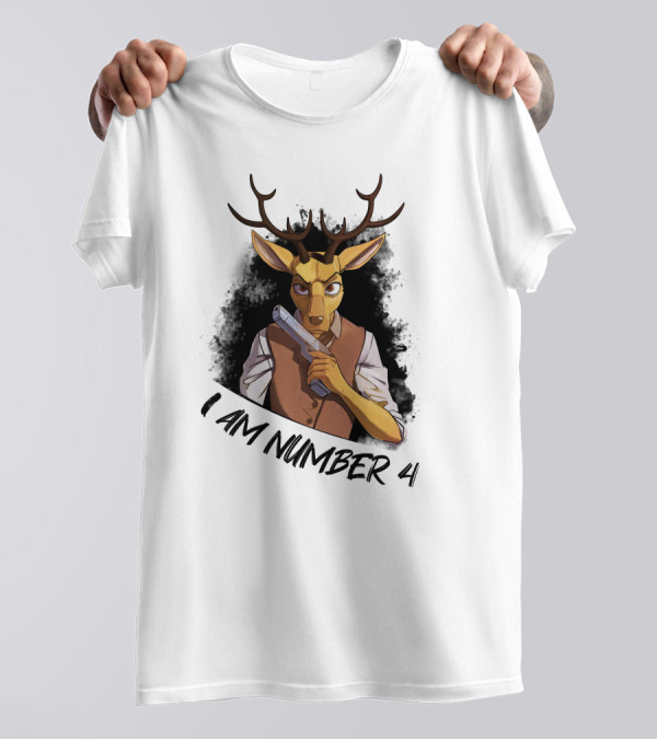 I Am Number 4 Deer Beastars Louis Luisthefoxxo T-Shirt