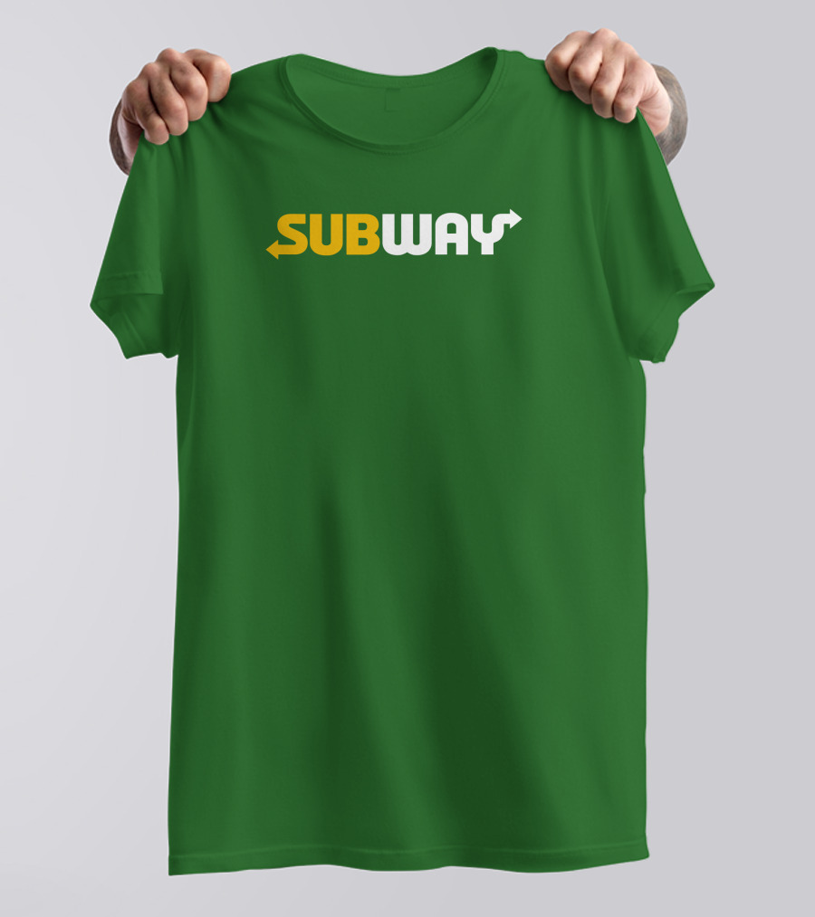 Keefler Subway Logo With Green Background T-Shirt