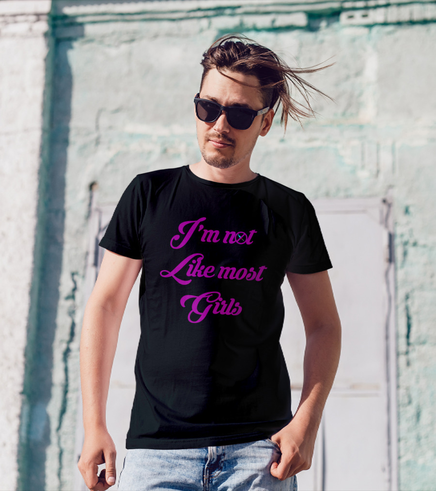 I'm Not Like Most Girls Purple T-Shirt