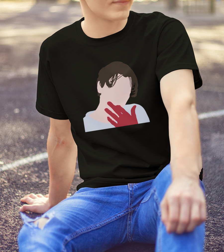 Billy Loomis Graphic Red Hand Monochrome Face T-Shirt