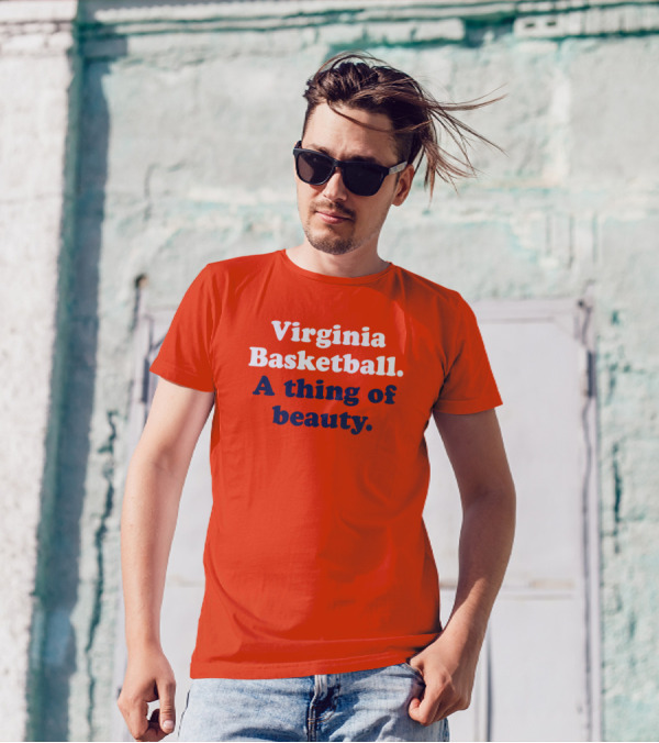 Virginia Basketball A Thing Of Beauty Orange T-Shirt