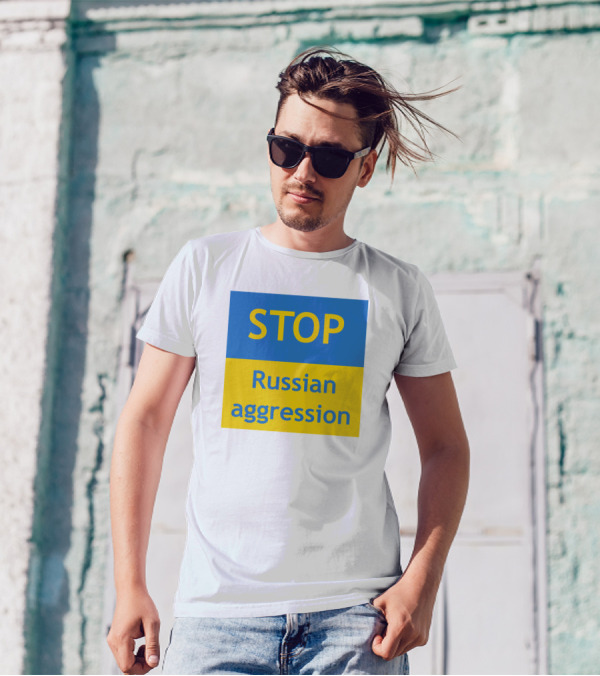 Stop Russian Aggression Dr. Samantha O'neill SA T-Shirt