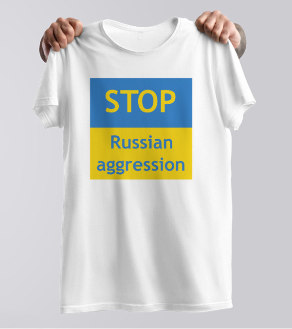 Stop Russian Aggression Dr. Samantha O'neill SA T-Shirt