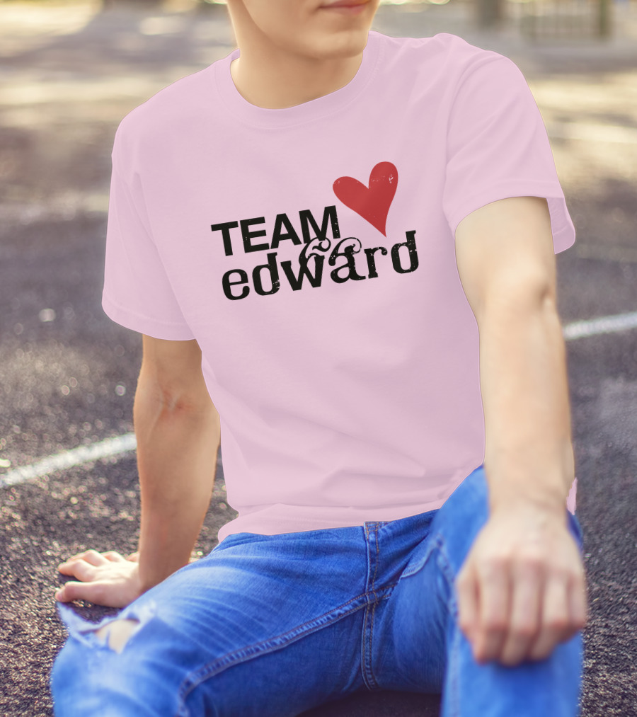 Team Edward Heart Taylor Lautner SNL T-Shirt