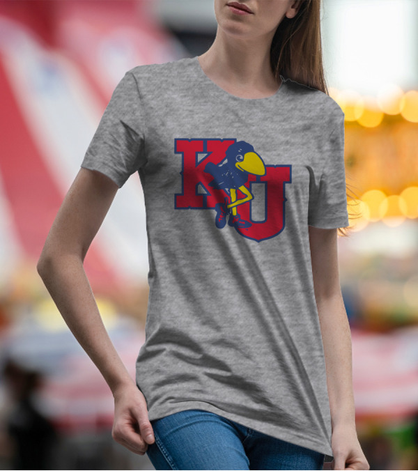 KU Homefield Vintage Long Leg Jayhawk T-Shirt