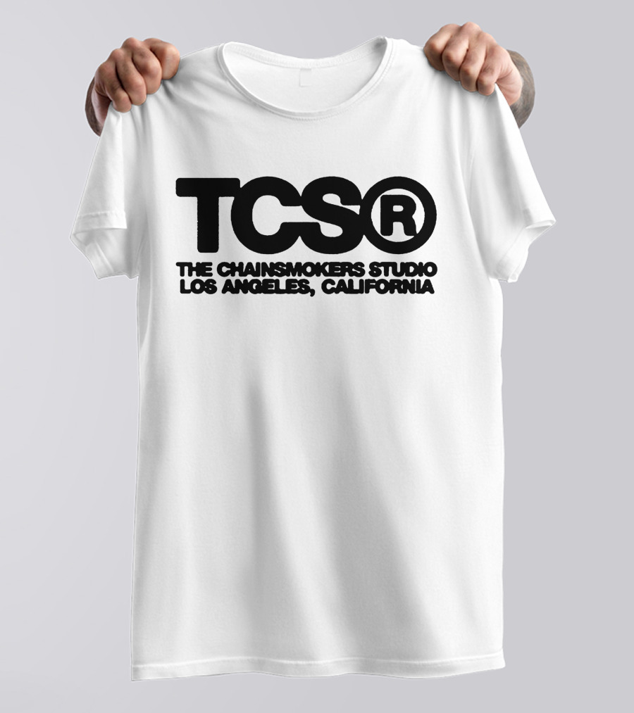 TCS The Chainsmokers Studio Los Angeles California The Chainsmokers Merch Store T-Shirt