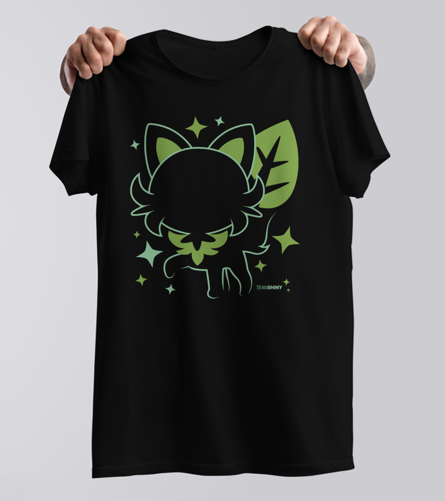 Merch Land Grass Cat Sprigatito Team Shiny Adrive Tk Leaf Stars T-Shirt