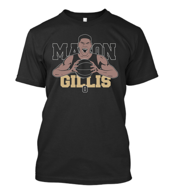 Mason Gillis Basketball Player Energetic Portrait Jon Rothstein Nice Bison Store T-Shirt