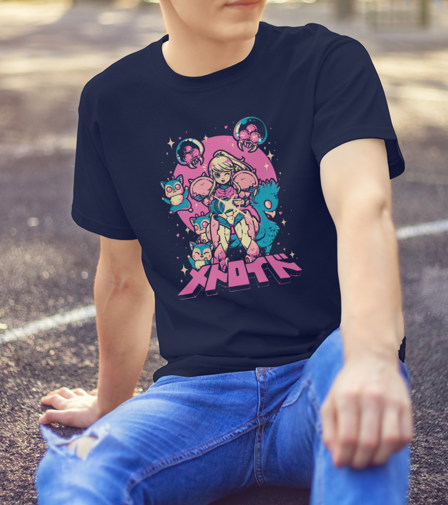 Metroid Yetee Store Save The Animals Pixel T-Shirt