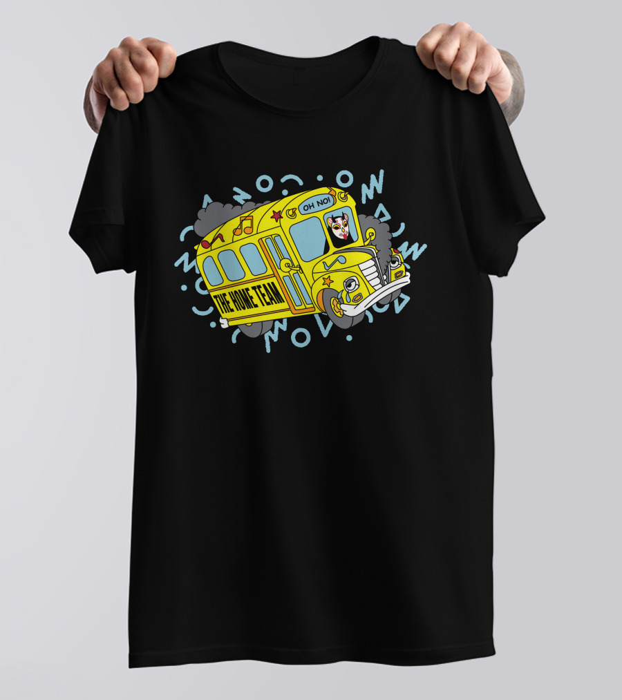 The Home Team Oh No Van Repair Benefit Music Bus T-Shirt