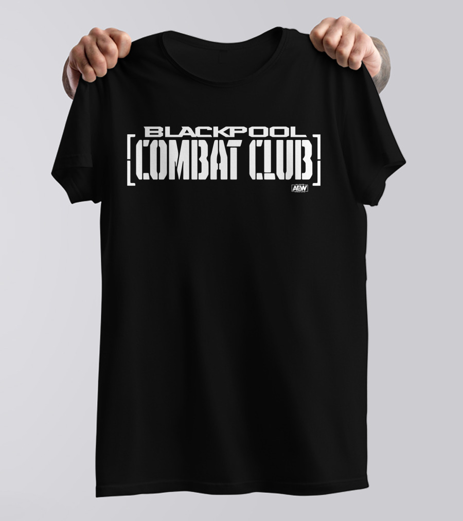 AEW Blackpool Combat Club All Elite Wrestling T-Shirt