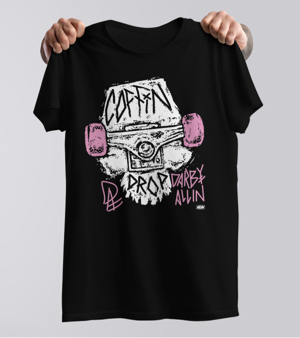 AEW Shop All Elite Wrestling Darby Allin Coffin Drop Snapped T-Shirt