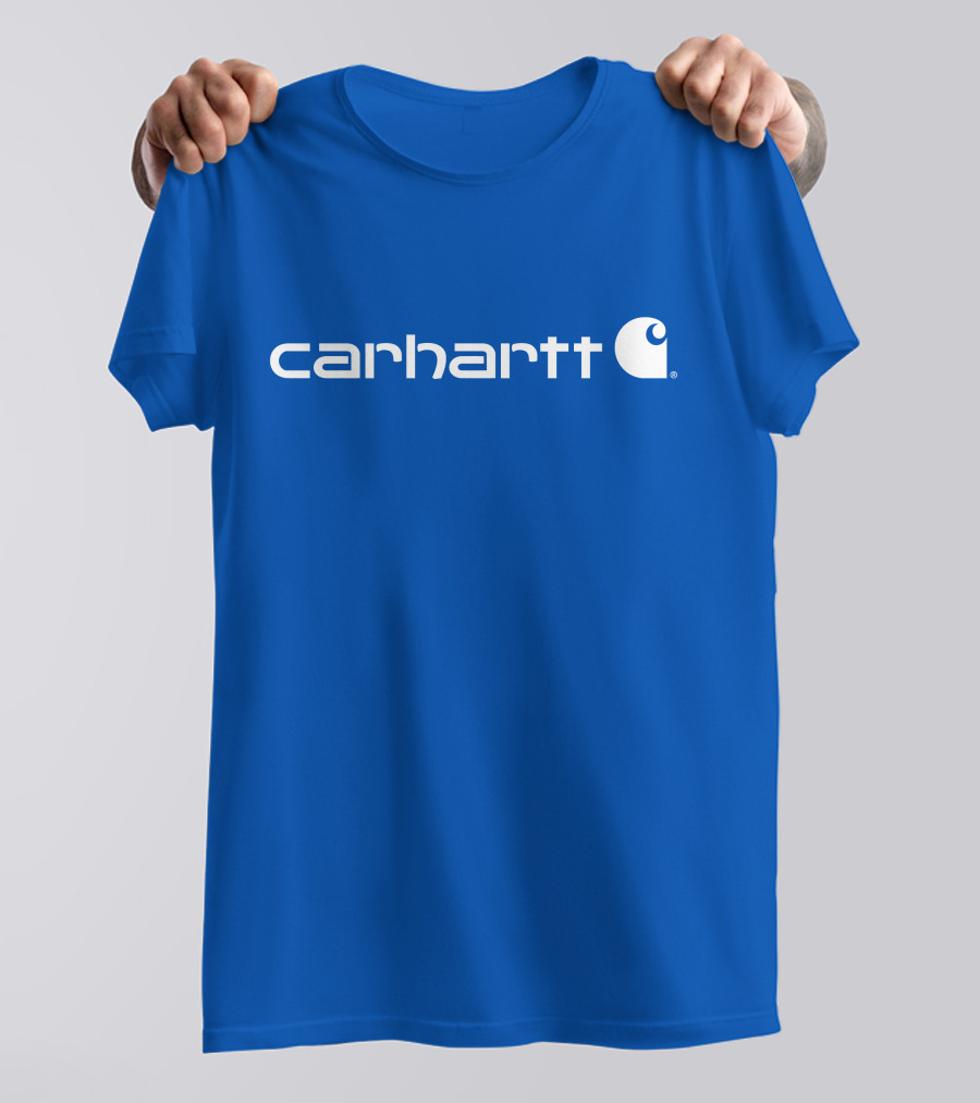 Carhartt Force Delmont Signature Blue T-Shirt