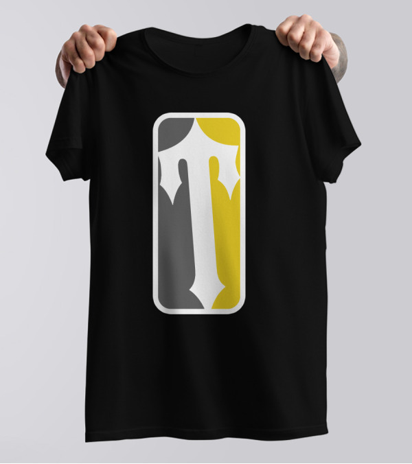 Trapstar X Central Cee 23 Sold Out T Logo Monochrome Yellow T-Shirt