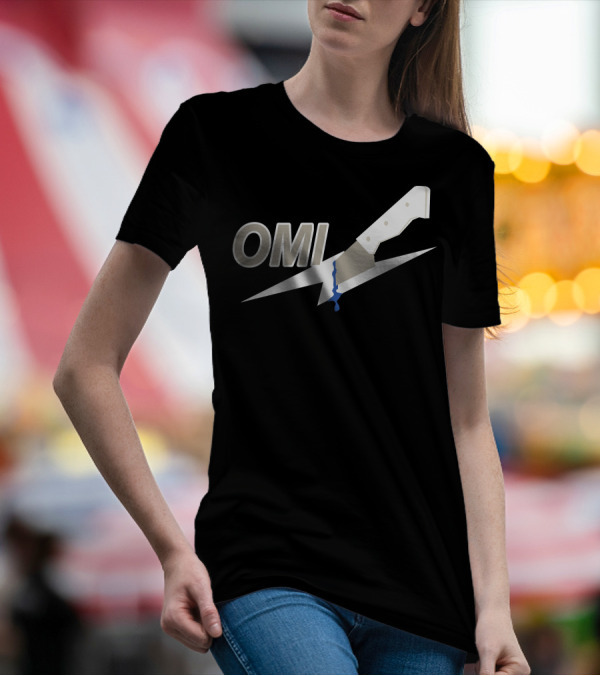 OMI Knife Stab Graphic Reloaded Merch T-Shirt