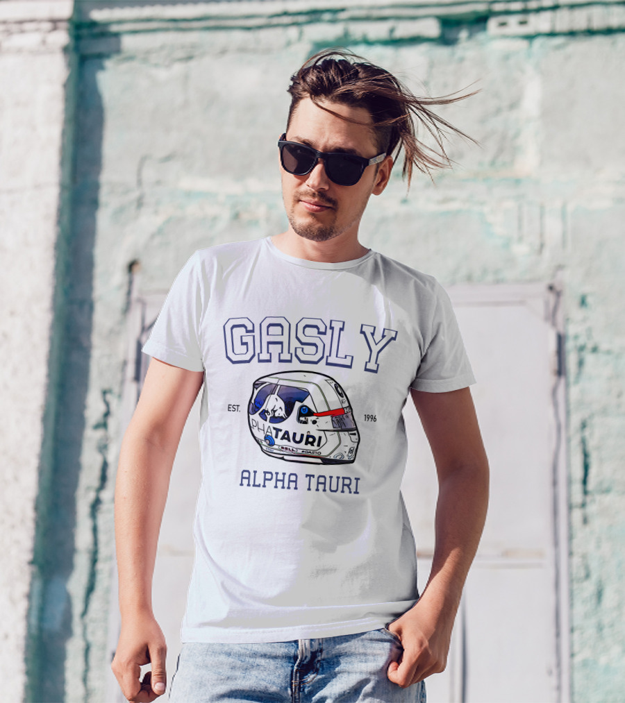 Gasly Alpha Tauri Helmet Est. 1996 T-Shirt
