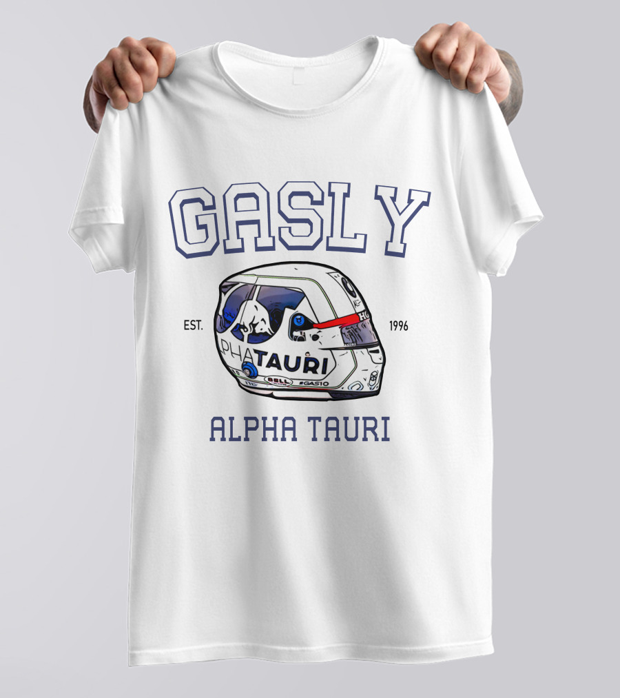 Gasly Alpha Tauri Helmet Est. 1996 T-Shirt