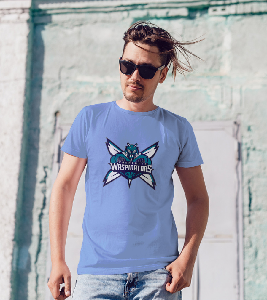 Charlotte Waspinators NBA Basketball Team T-Shirt