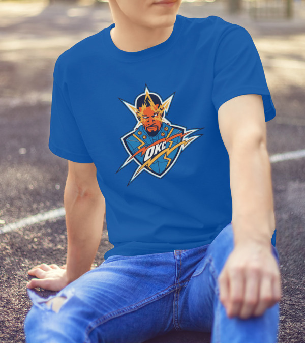 OKC Electro NBA Thunder Inspired T-Shirt