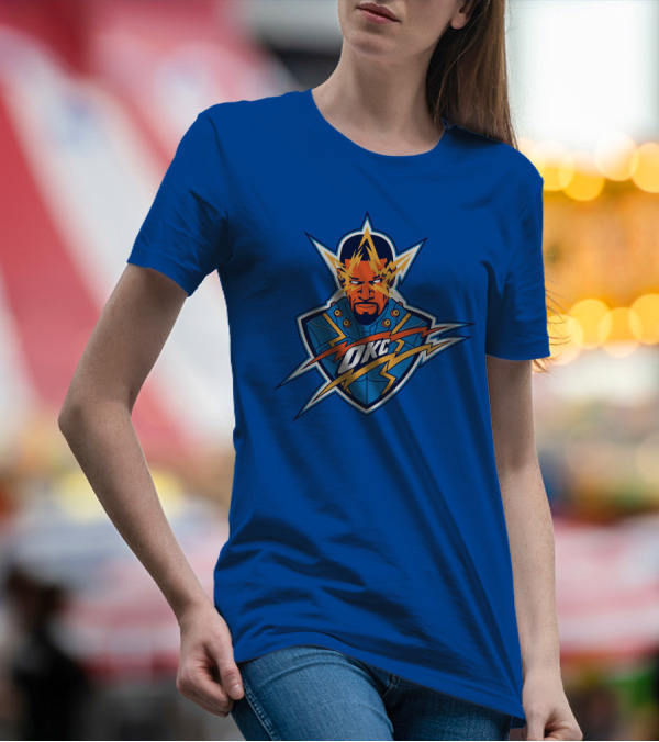 OKC Electro NBA Thunder Inspired T-Shirt