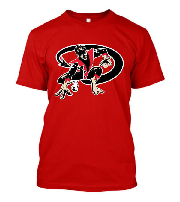 Arizona Nightcrawlers MLB Crossover With Baseball Superhero Character T-Shirt