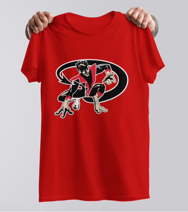Arizona Nightcrawlers MLB Crossover With Baseball Superhero Character T-Shirt