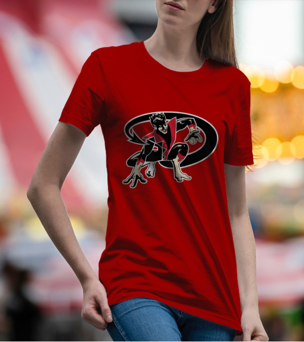 Arizona Nightcrawlers MLB Crossover With Baseball Superhero Character T-Shirt