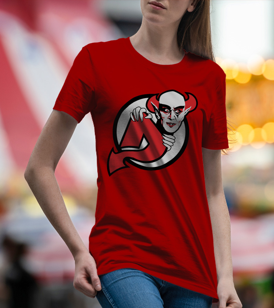 New Jersey Devils Nosferatu NHL T-Shirt
