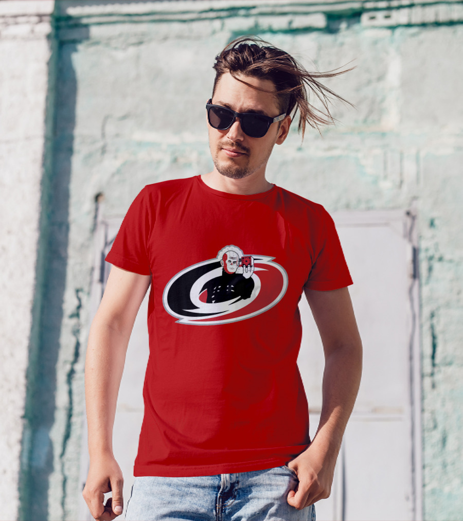 Carolina Hellraisers NHL Horror-Themed Hockey T-Shirt