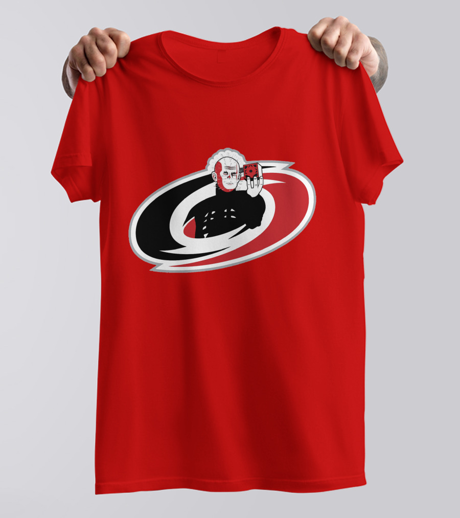 Carolina Hellraisers NHL Horror-Themed Hockey T-Shirt