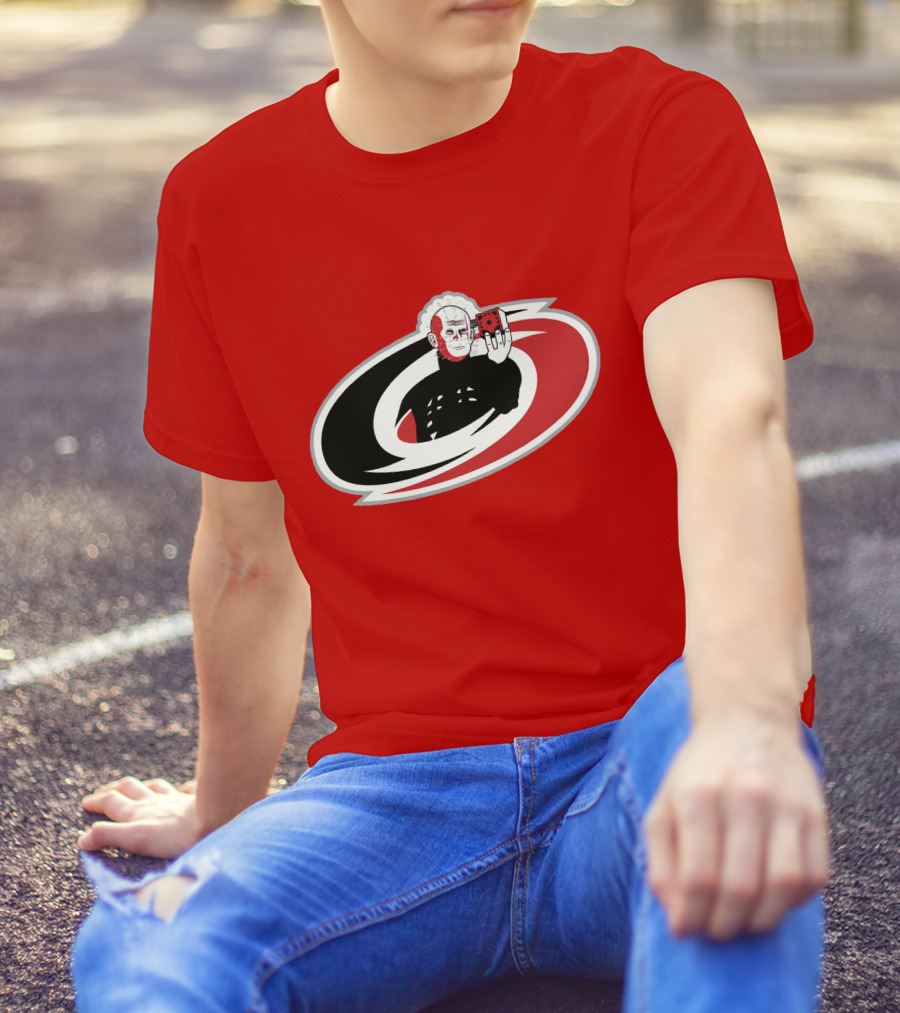 Carolina Hellraisers NHL Horror-Themed Hockey T-Shirt