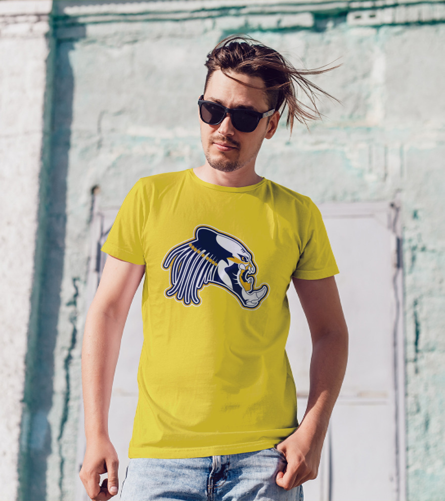 Nashville Predators Logo Iconic Saber-Tooth Tiger Head T-Shirt