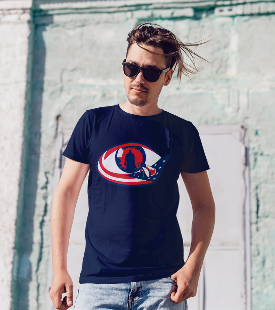 Columbus Candymans American Flag Eye And Bee T-Shirt
