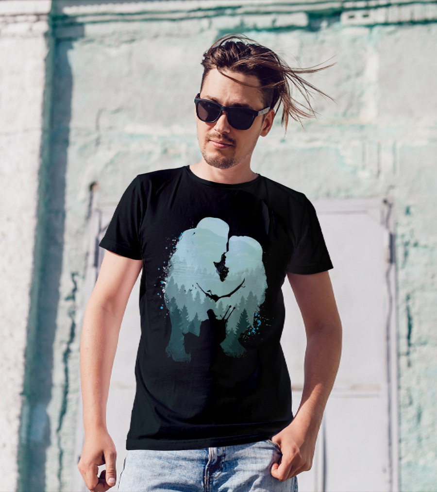 Wild Forces Hunter's Journey In Forest T-Shirt