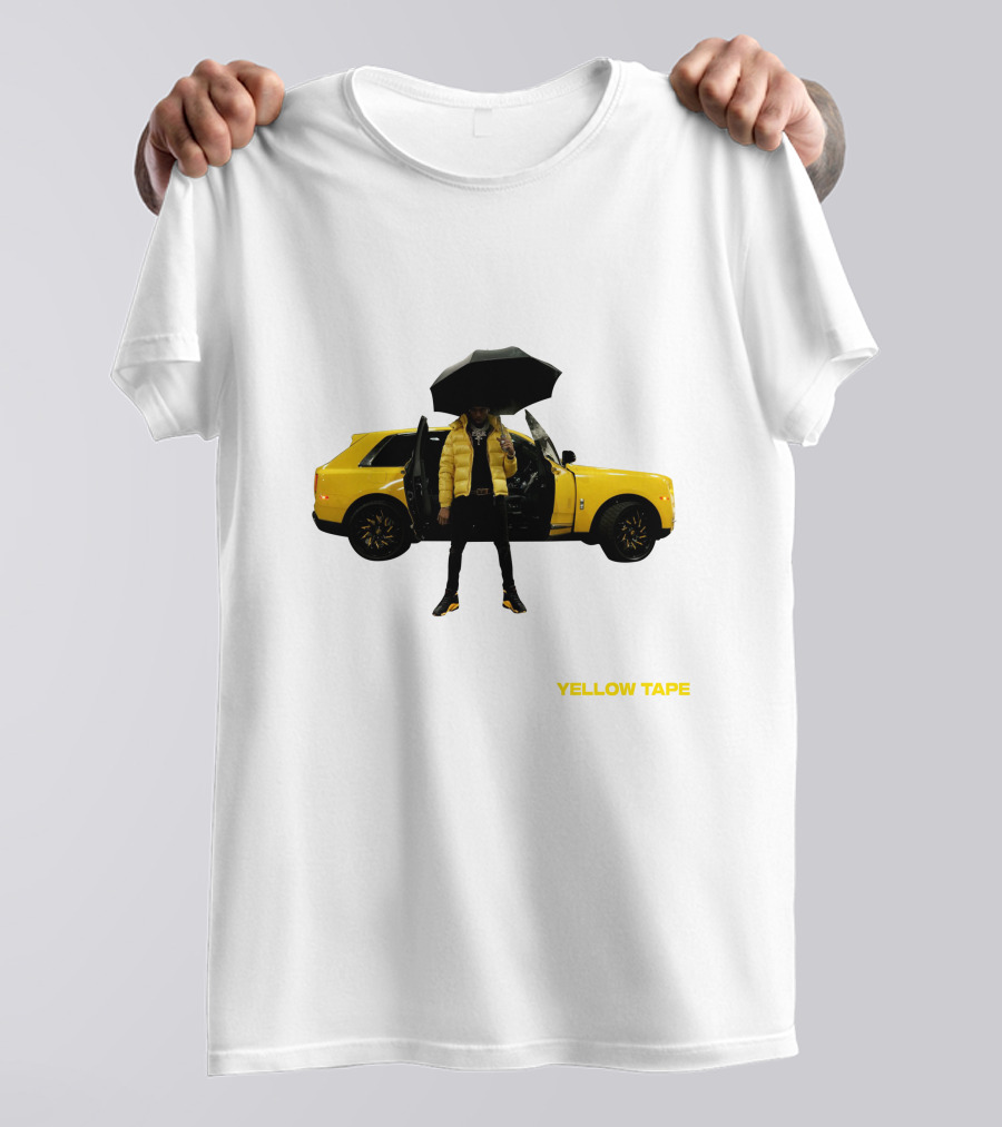 Key Glock Yellow Tape Car Umbrella T-Shirt