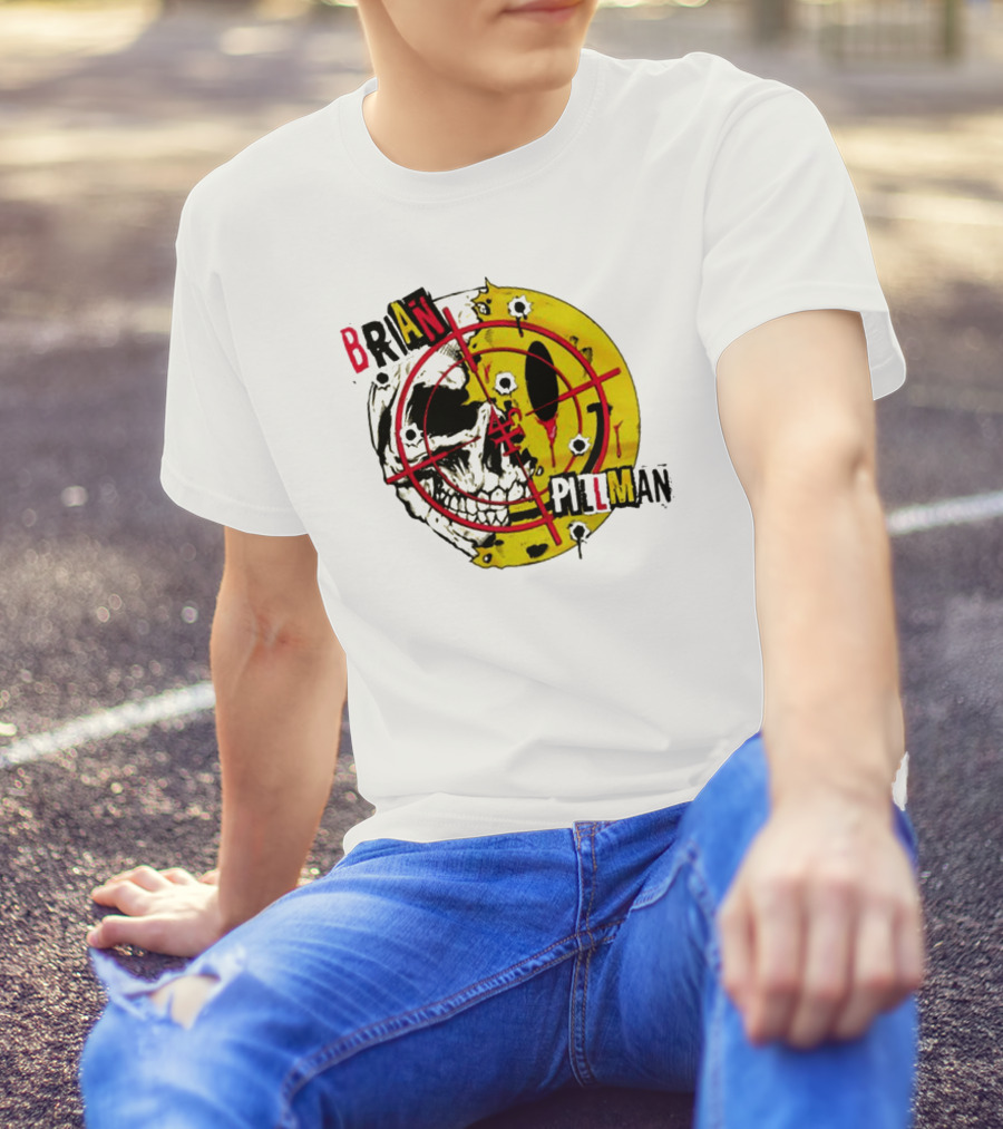 BRIAN PILLMAN TARGET SKULL HEADBANG T-Shirt