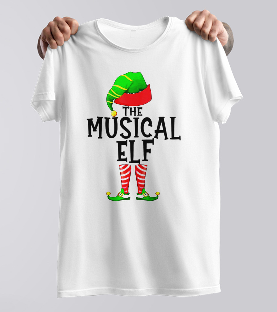 The Musical Elf Christmas Family Ing T-Shirt