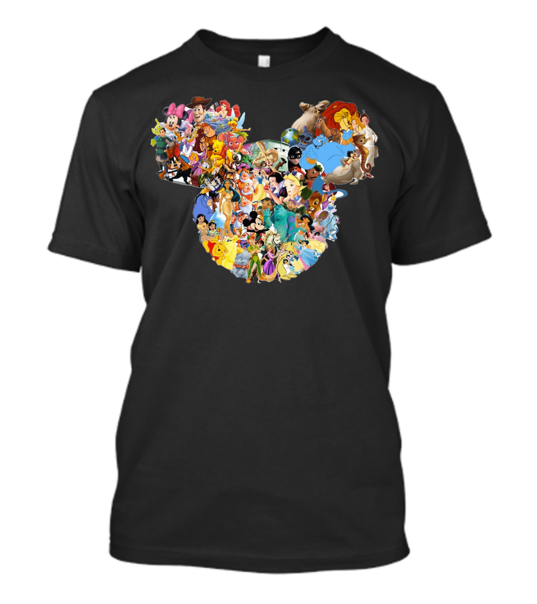 Disney Mickey Mouse Icon With Classic And Modern Characters T-Shirt