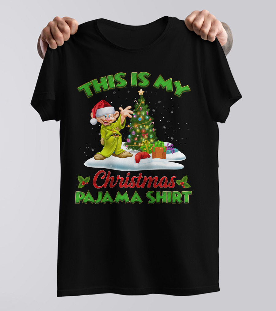 This Is My Christmas Pajama Shirt Dopey T-Shirt