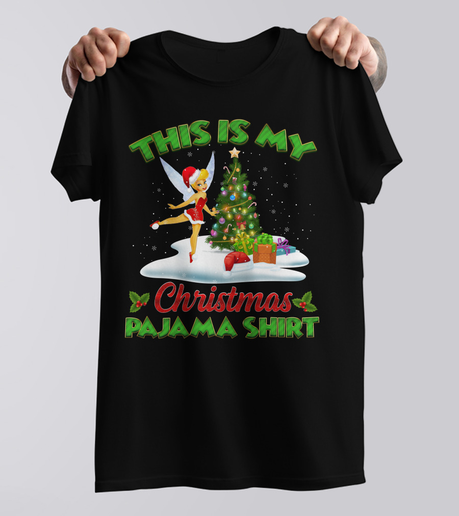 This Is My Christmas Pajama Shirt Tinker Bell T-Shirt