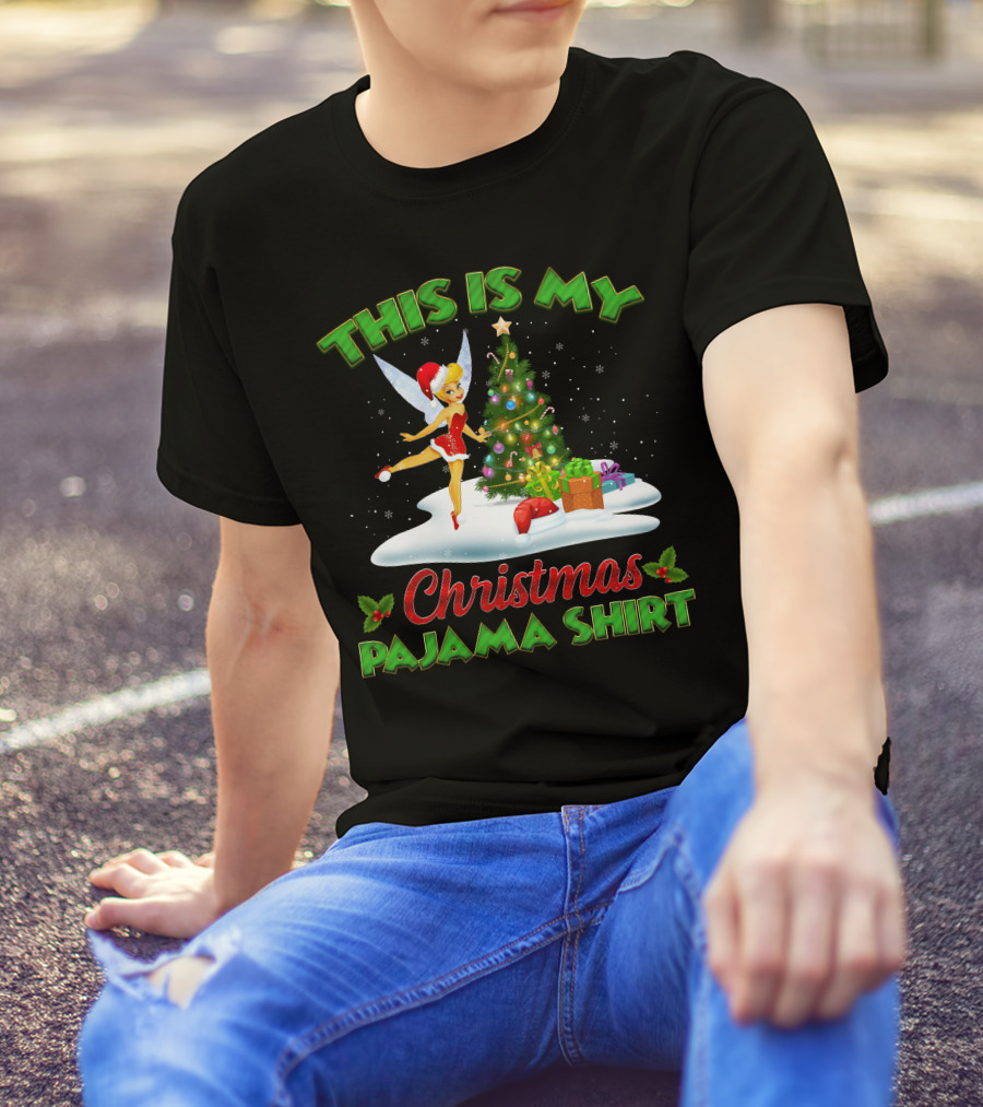 This Is My Christmas Pajama Shirt Tinker Bell T-Shirt