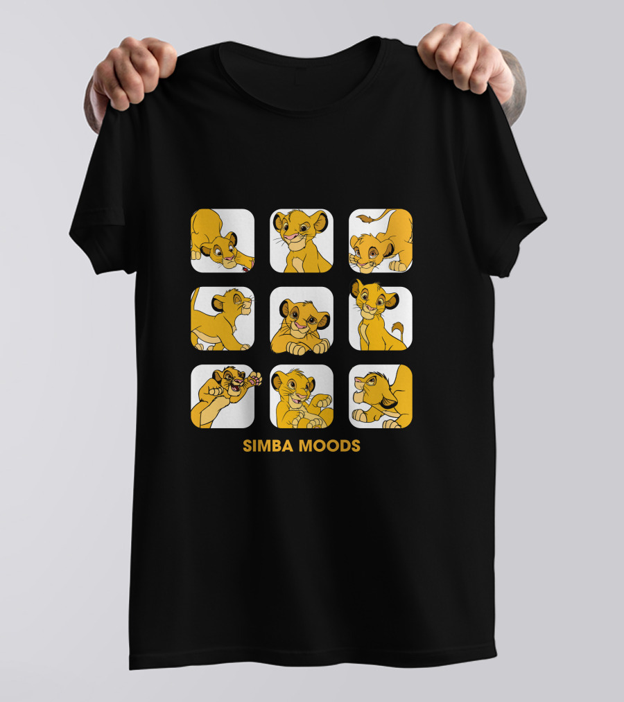 Simba Moods Character Expressions T-Shirt