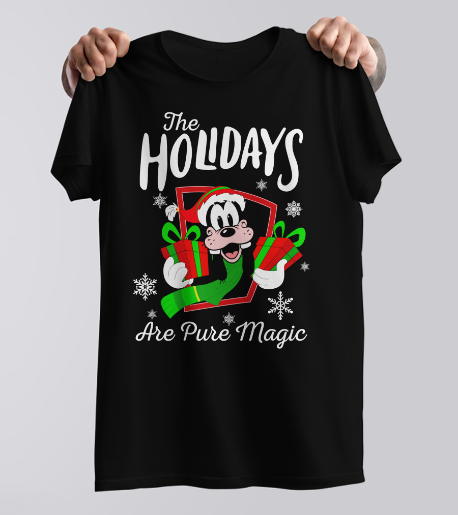 The Holidays Are Pure Magic Goofy Christmas T-Shirt