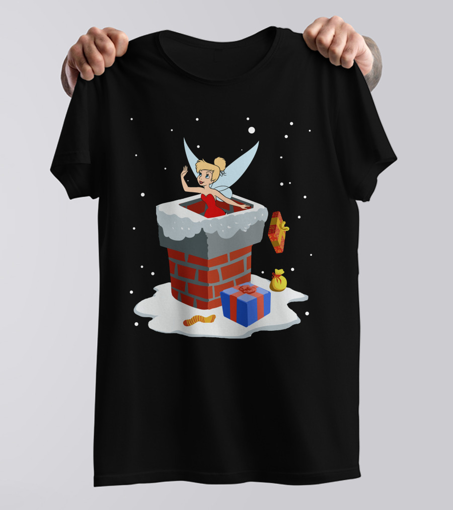 Tinker Bell Christmas Chimney Adventure T-Shirt