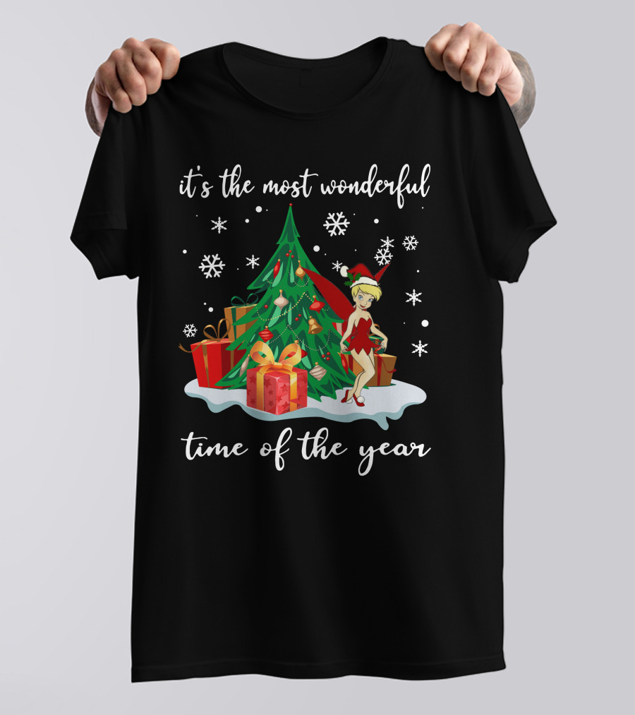 It's The Most Wonderful Time Of The Year Tinker Bell Holiday Scene T-Shirt