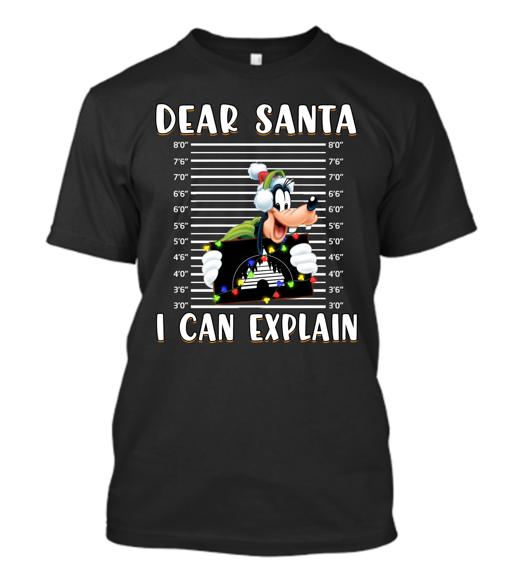 Dear Santa Goofy I Can Explain T-Shirt