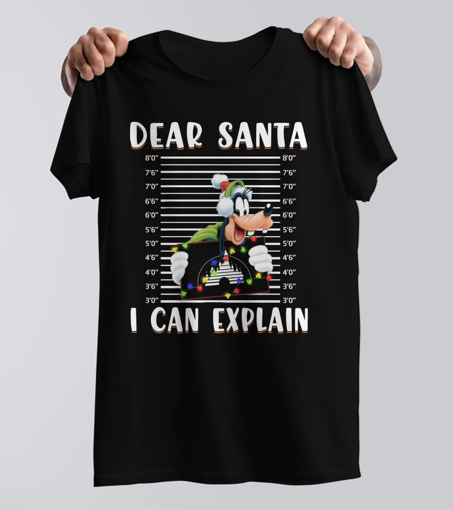 Dear Santa Goofy I Can Explain T-Shirt