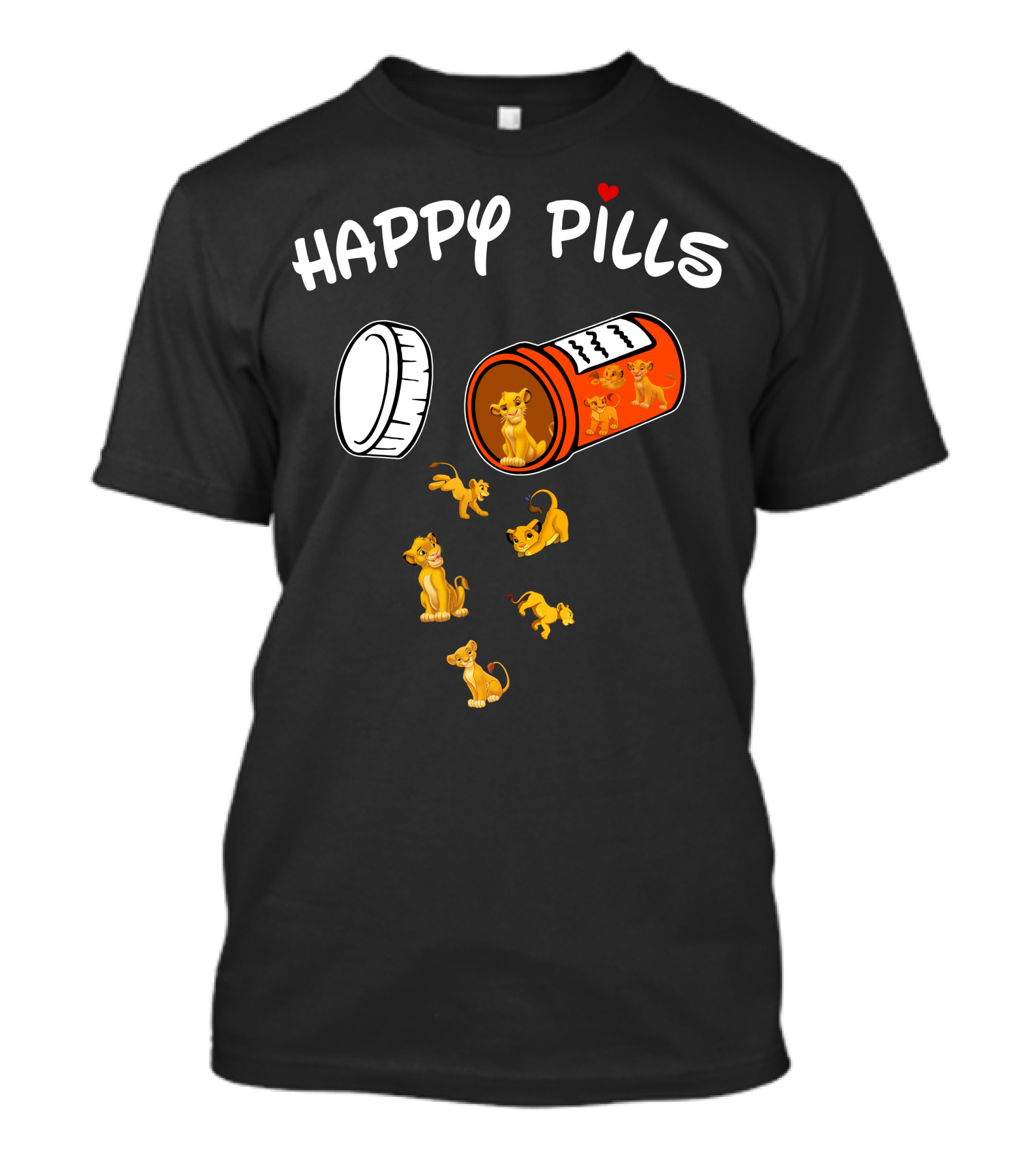 Happy Pills Simba Lion King Capsule Fun T-Shirt